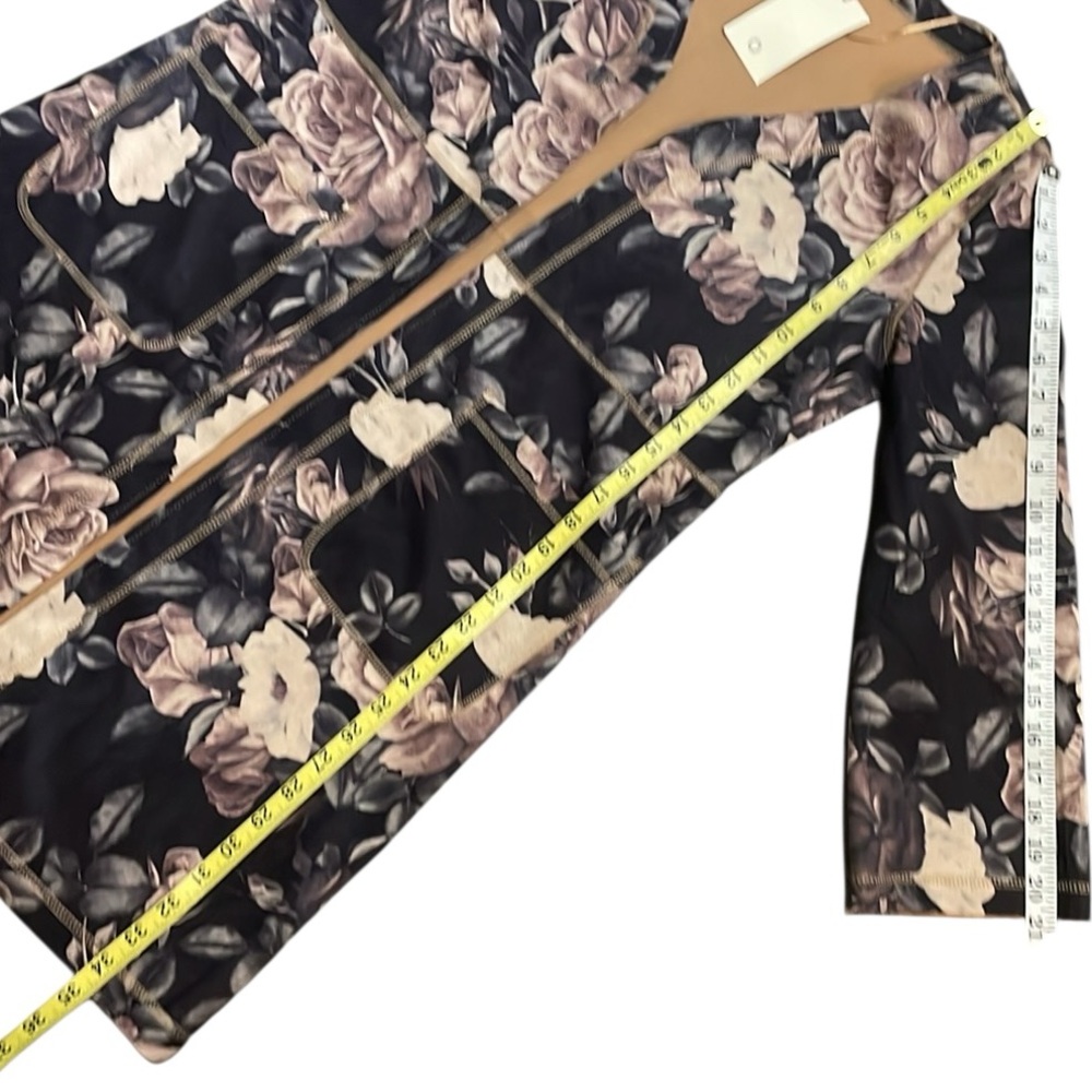 Anthropologie Solitaire Faux Suede Black, Gray, Mauve Open Duster Jacket XS NWT - Picture 15 of 15